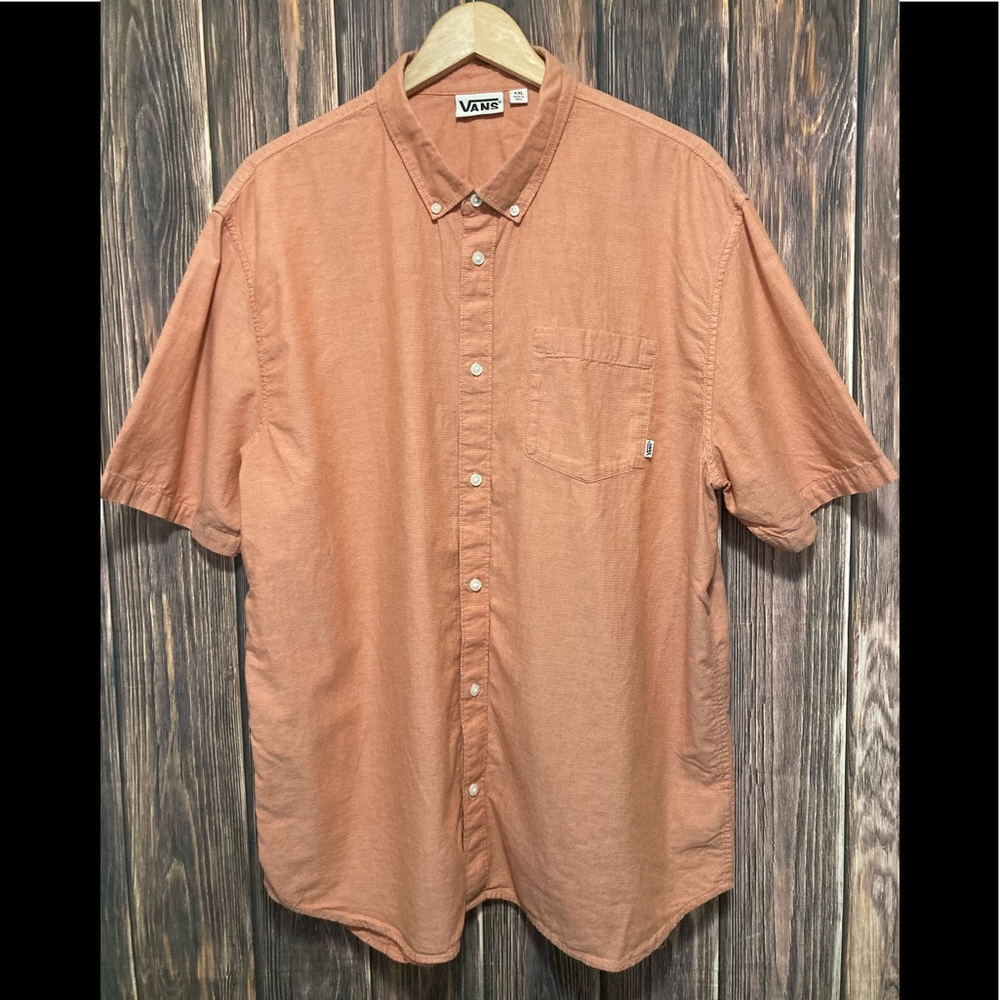 Vans Off The Wall Short Sleeve Casual Button Down Shirt - Mens Size 2XL